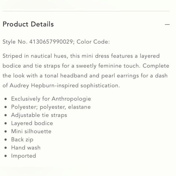 MARE MARE Dress Satin Striped Size L • NEW WITH TAGS - Picture 10 of 12